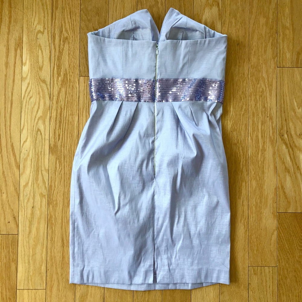 Calvin Klein Lilac Strapless Dress Size 8 NWT - Picture 2 of 4